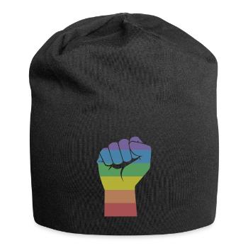 Gay Pride LGBT Pride Gay Cadeau Arc-en-ciel - Bonnet en jersey - noir - Devant