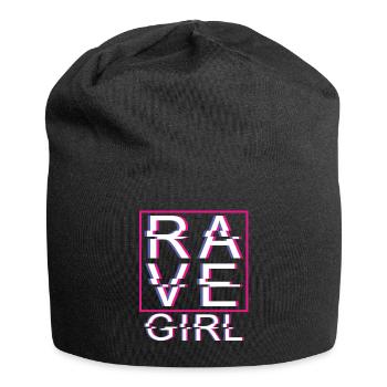 Rave Girl Rave Mädchen - Jersey Beanie - black - Front