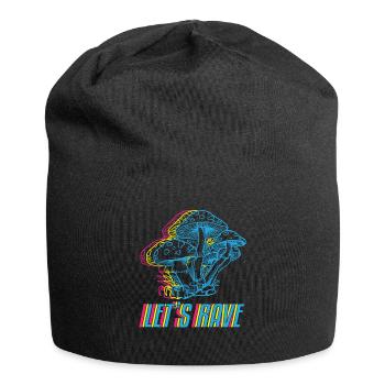 Let’s rave - Bonnet en jersey - noir - Devant