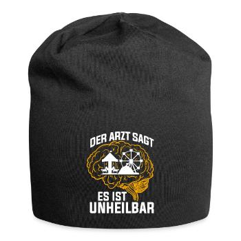 Der Arzt sagt es ist unheilbar Kirmes - Jersey-Beanie - Schwarz - Vorne