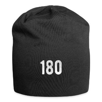180er Dart - Jersey-Beanie - Schwarz - Vorne