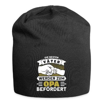 Die Besten Väter werden zum Opa Befördert Vatertag - Jersey-Beanie - Schwarz - Vorne