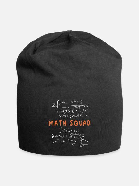 Math Squad Math crew Math lovers Math Teacher Math - Jersey Beanie - black