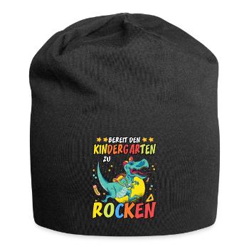 Kindergarten Kindergartenkind Kita Kind Lustig - Jersey-Beanie - Schwarz - Vorne