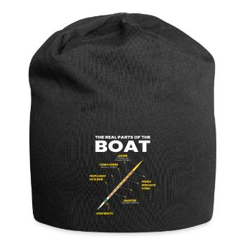 The Real Parts Of The Boat Rameur - Bonnet en jersey - noir - Devant