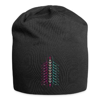 Ruderboot Ruder Ruderer Rudersport - Jersey-Beanie - Schwarz - Vorne