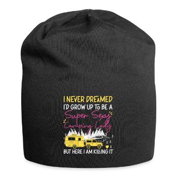 Super Sexy Camping Lady Motorhome - Jersey-Beanie - Schwarz - Vorne