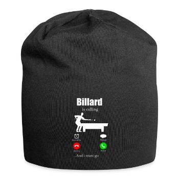 Billard - Jersey-Beanie - Schwarz - Vorne
