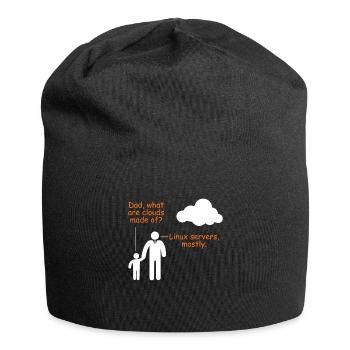 Linux Server Witz Informatiker Humor Software - Jersey-Beanie - Schwarz - Vorne