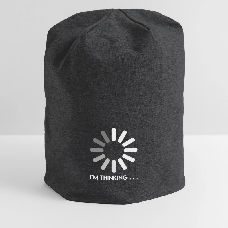 Programmeur blague je pense à coder Bonnet en jersey