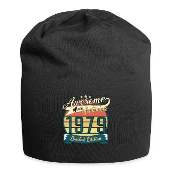 September 1979 Vintage gift idea - Jersey Beanie - black - Front