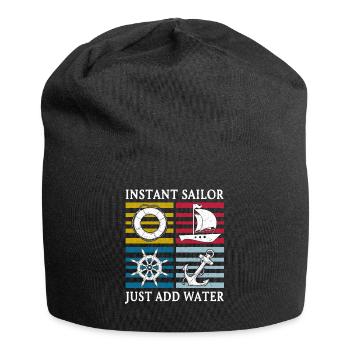 Sailing Sailboat Instant Sailor - Jersey-Beanie - Schwarz - Vorne