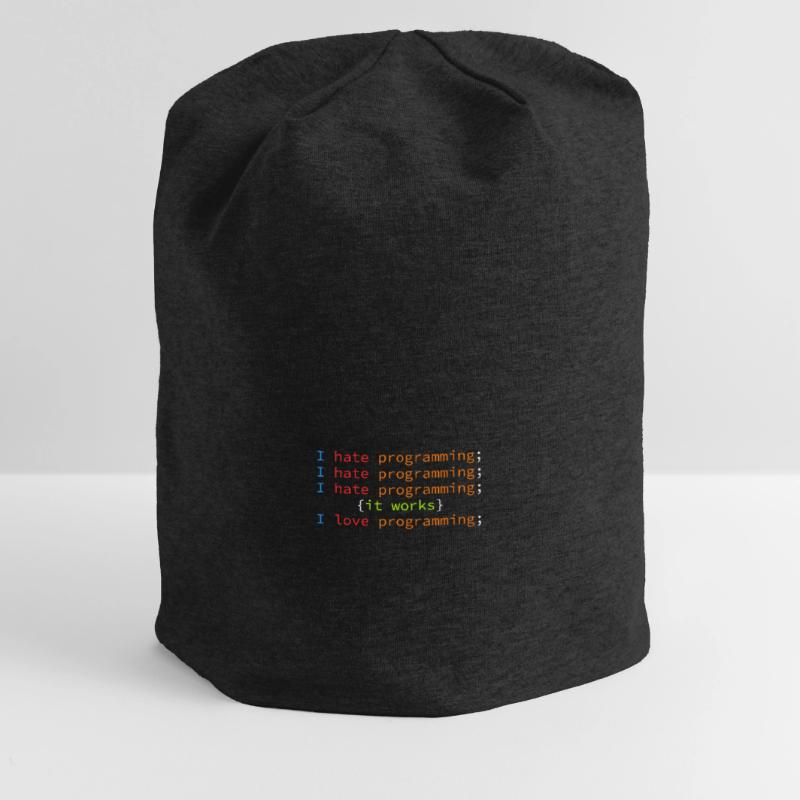 Code Debugging Witz hasse programmieren Coder Jersey-Beanie