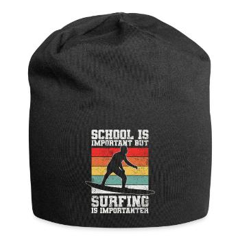 Surfen Surfer - Jersey-Beanie - Schwarz - Vorne