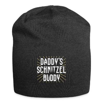 Daddy's Schnitzel Buddy - Jersey Beanie - charcoal grey - Front