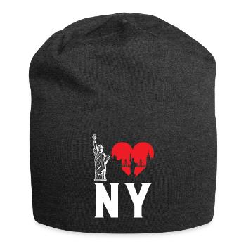 I Love NY New York - Jersey Beanie - charcoal grey - Front