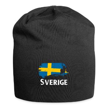 Suède Cadeau Stockholm suédois Malmö Fika - Bonnet en jersey - noir - Devant