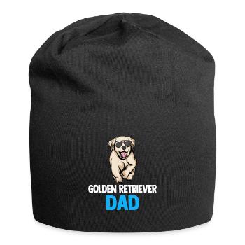 Golden Retriever | Golden Retriever - Jersey Beanie - black - Front