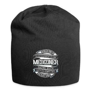 Mediziner - Jersey-Beanie - Schwarz - Vorne