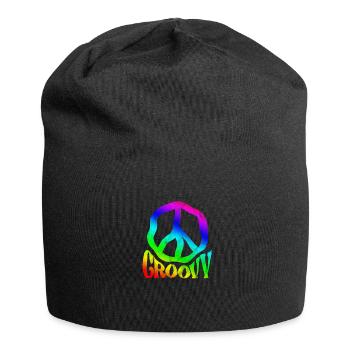 Hippie - Jersey-Beanie - Schwarz - Vorne