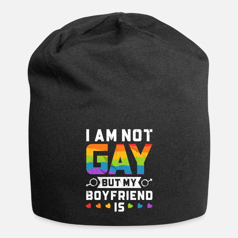 LGBT - Jersey-Beanie - Schwarz