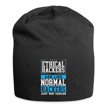 Ethical Hacking Programmer Online Cybersecurity - Jersey-Beanie - Schwarz - Vorne