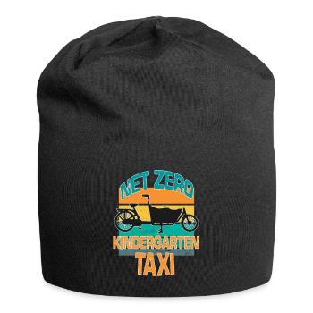 Retro Lastenbike Lastenfahrrad Kita Cargo Bike - Jersey-Beanie - Schwarz - Vorne