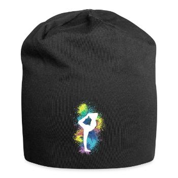 Gymnastik Sport Turnen Bodenturnen Turner - Jersey-Beanie - Schwarz - Vorne