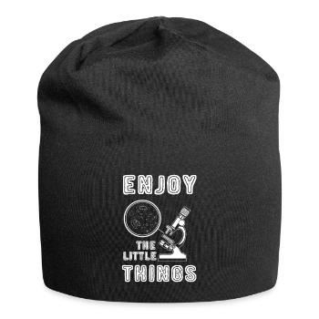 Enjoy The Little Things Microbiologie - Bonnet en jersey - noir - Devant