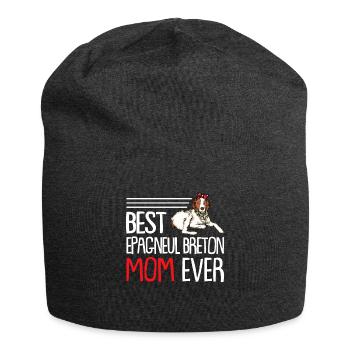 Epagneul Breton - Bonnet en jersey - charbon - Devant