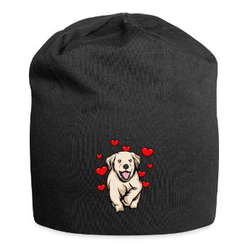 Golden Retriever | Golden Retriever - Jersey Beanie - black - Front