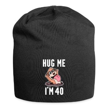 40 ans - 40 ans - accolade - Bonnet en jersey - noir - Devant