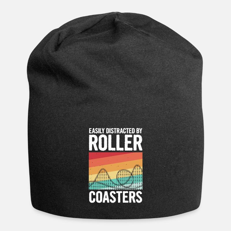 Montagnes russes sort pour un expert en parc d’attractions - Bonnet en jersey - noir