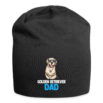 Golden Retriever | Golden Retriever - Jersey Beanie - black - Front