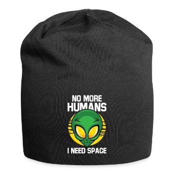 Alien Ufo Außerirdisch Aliens Area Geheim Geschenk - Jersey-Beanie - Schwarz - Vorne