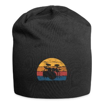 Schlagzeug Schlagzeuger - Jersey-Beanie - Schwarz - Vorne