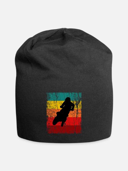 Supermoto / Supermotard / Supermoto Wheelie - Jersey-Beanie - Schwarz