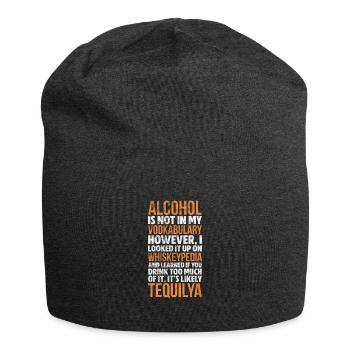 Alcohol - Jersey Beanie - charcoal grey - Front