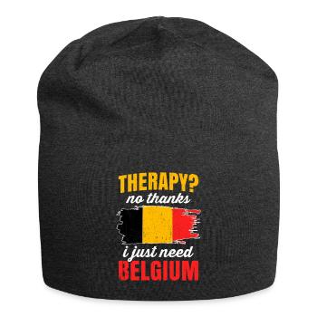 Belgique - Bonnet en jersey - charbon - Devant
