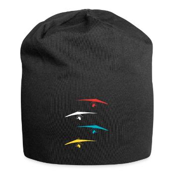 Hang gliders Delta gliders Aviation - Jersey Beanie - black - Front