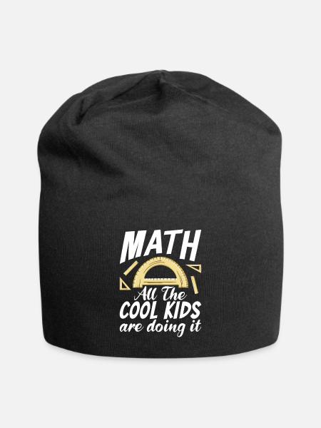 Math all the cool Kids are doing it - Jersey-Beanie - Schwarz