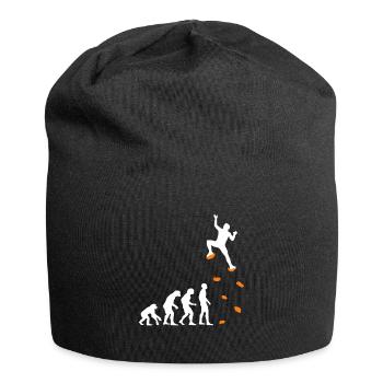 Kletter Evolution Kletterwand Klettern Bouldern - Jersey-Beanie - Schwarz - Vorne