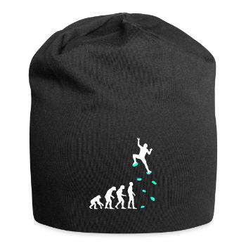 Klettern Evolution Klettergriffe Kletterwand - Jersey-Beanie - Schwarz - Vorne