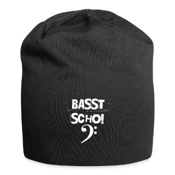 Basst Scho Bayern Bassgitarre Bassist - Jersey-Beanie - Schwarz - Vorne