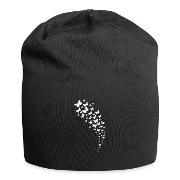 beau essaim papillon - Bonnet en jersey - noir - Devant