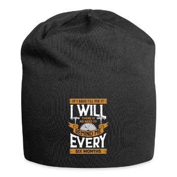 Funny Craftsman Repair Carpenter Gift - Jersey Beanie - black - Front