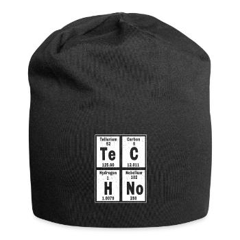 Techno Music Science Periodic Table Freetekno Rave - Jersey Beanie - black - Front