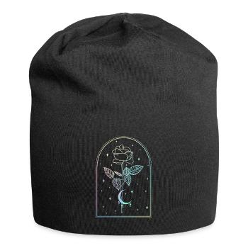 Mondsichel Rose Sorcellerie occulte Wicca Pastel - Bonnet en jersey - noir - Devant