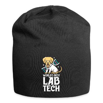 Meilleur technicien de laboratoire au monde Technologie de laboratoire drôle - Bonnet en jersey - noir - Devant