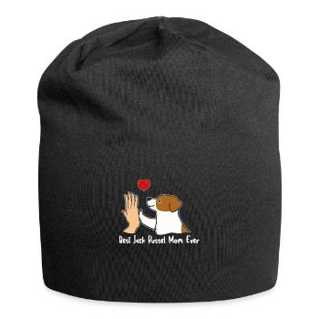 Meilleur Jack Russel Mom Ever - Bonnet en jersey - noir - Devant
